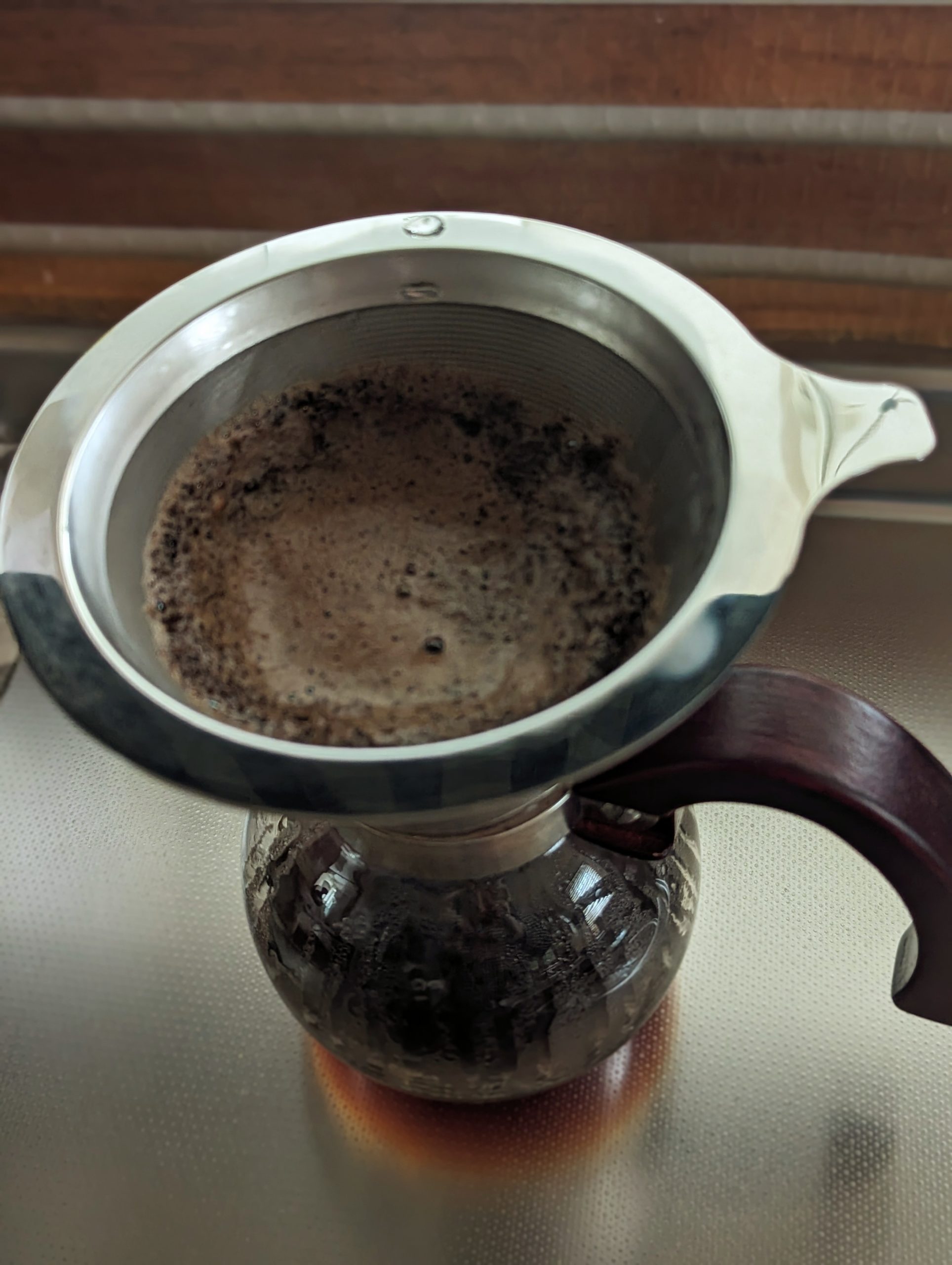 真っ白な雪とコーヒー