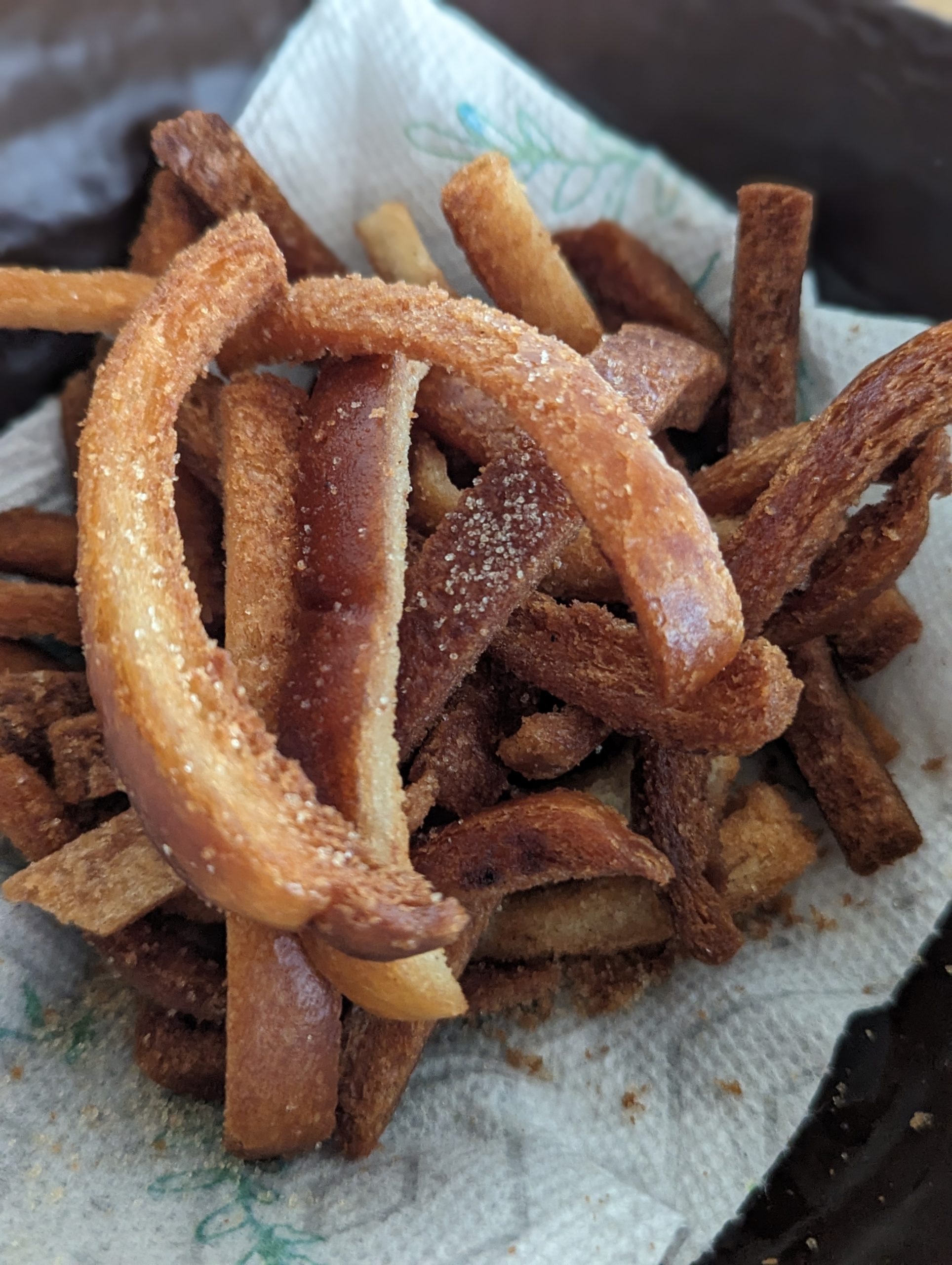 パンの耳でおやつ