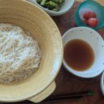 そうめんは茅乃舎だしのつけだれがイチオシ